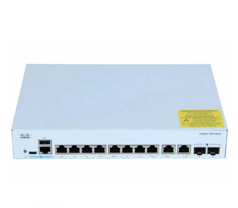 سوئیچ شبکه +POE سیسکو 8 پورت C1200-8P-E-2G
