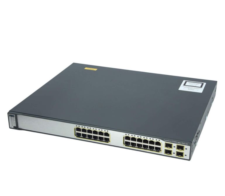 سوئیچ شبکه سیسکو 24 پورت WS-C3750V2-24PS-E