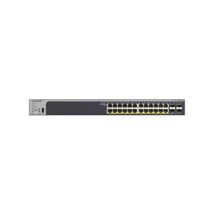 سوئیچ شبکه PoE نت گیر 24 پورت GS728TPPv2