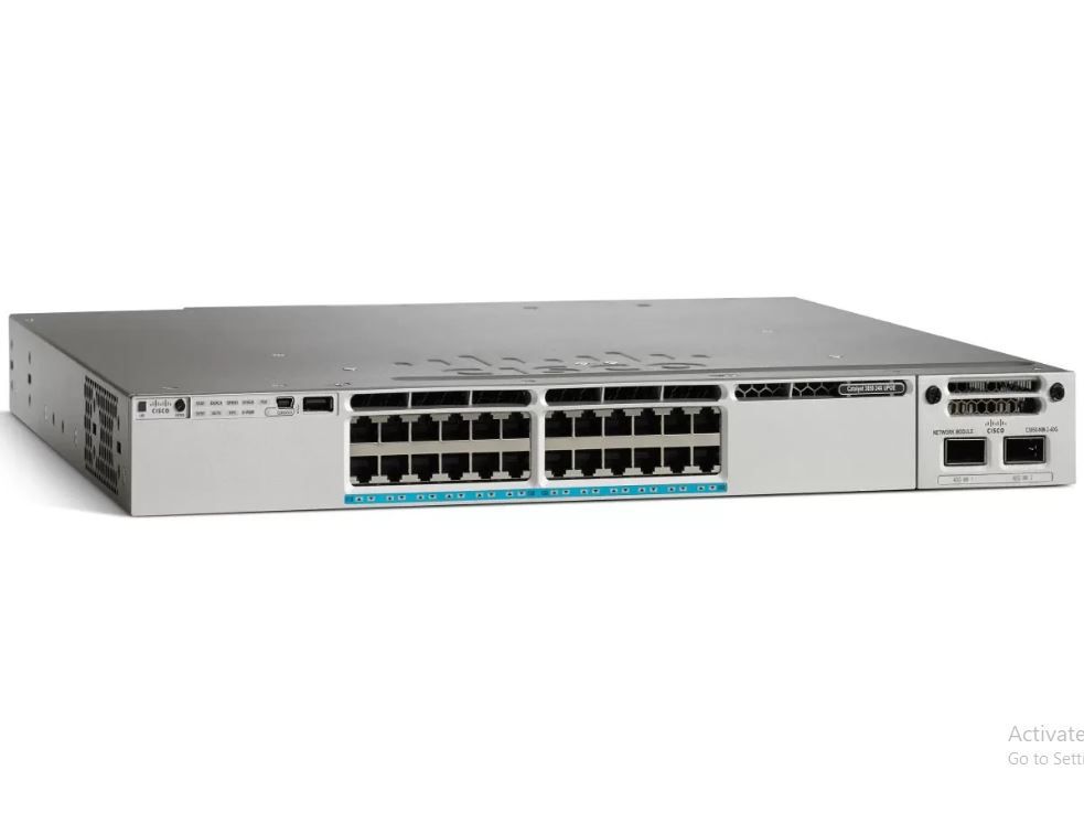 سوئیچ شبکه سیسکو 24 پورت WS-C3850-24XU-S