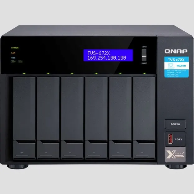 ذخیره ساز تحت شبکه NAS کیونپ TVS-672X-i3-8G