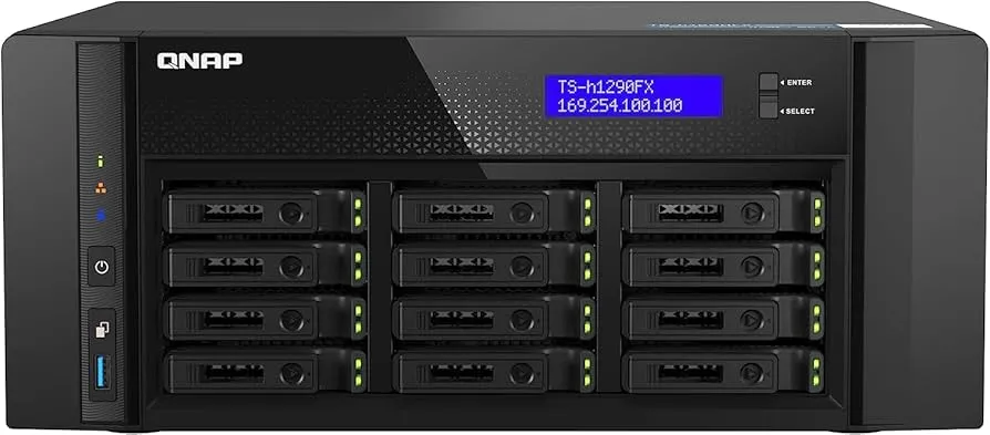 ذخیره ساز تحت شبکه کیونپ TS-h1290FX-7302P-256G