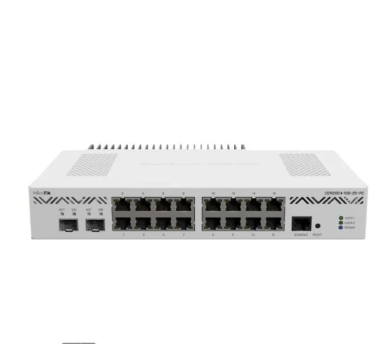 روتر میکروتیک 16 پورت CCR2004-16G-2S+PC