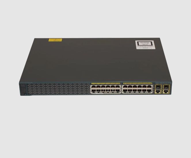 سوئیچ شبکه سیسکو 24 پورت WS-C2960-Plus 24PC-S