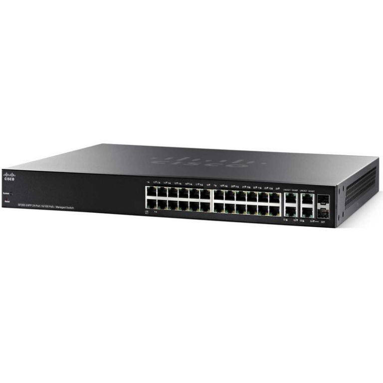 سوئیچ شبکه سیسکو 24پورت SF300-24