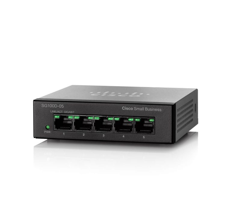 سوئیچ سیسکو 5 پورت SF100D-05-EU
