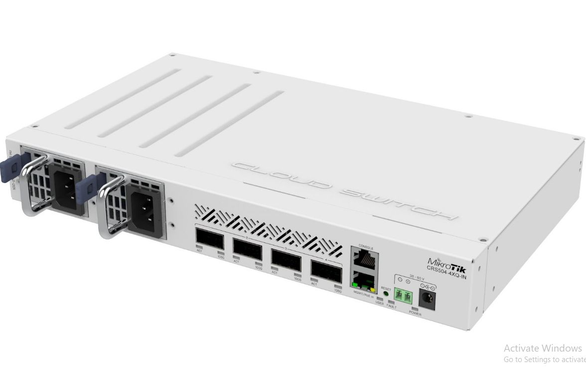 سوئیچ شبکه PoE میکروتیک 10 پورت CRS510-8XS-2XQ-IN