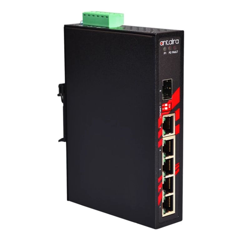 سوئیچ شبکه صنعتی آنتایرا 6 پورت LNX-0601G-SFP