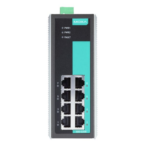 سوئیچ شبکه صنعتی موگزا 8 پورت EDS-308-MM-SC