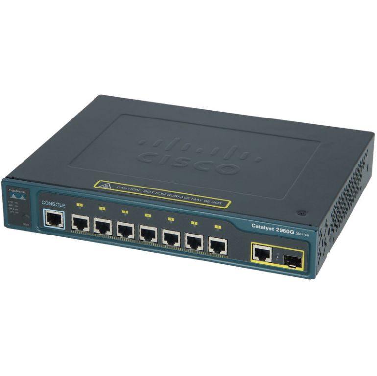 سوئیچ شبکه سیسکو 8 پورت 2960G 8TC-L