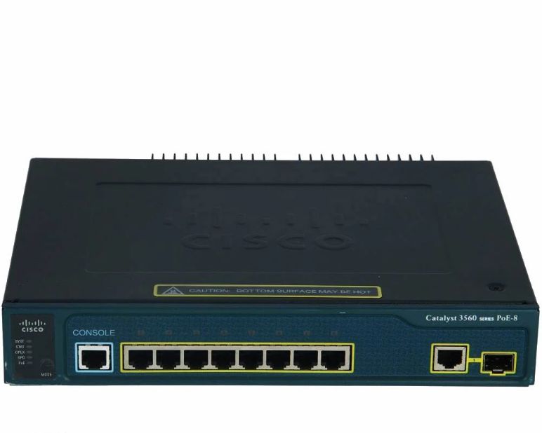 سوئیچ شبکه سیسکو 8 پورت WS-C3560-8PC-S