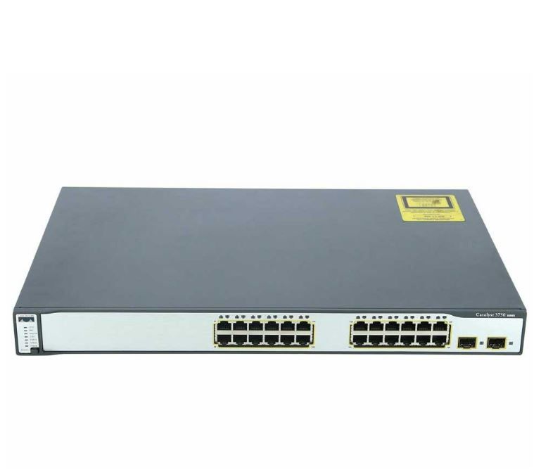سوئیچ شبکه سیسکو 24 پورت WS-C3750V2-24TS-S