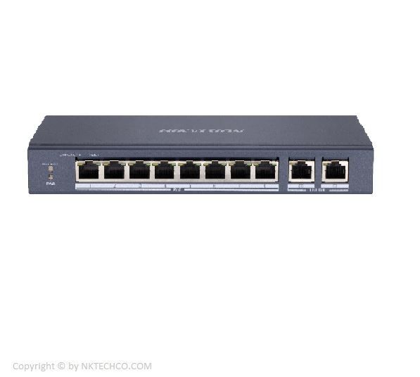 سوئیچ شبکه PoE هایک ویژن 8 پورت DS-3E0310P-E/M