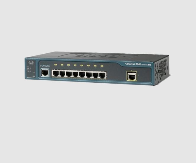 سوئیچ شبکه سیسکو 8 پورت WS-C2960PD-8TT-L