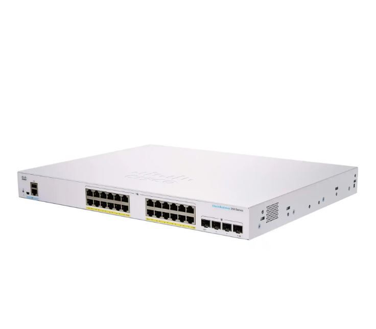 سوئیچ شبکه سیسکو 24 پورت CBS350-24FP-4G