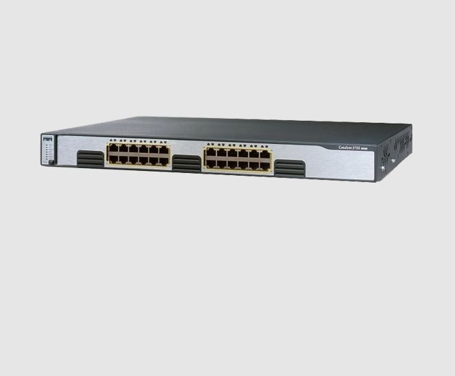 سوئیچ شبکه سیسکو 24 پورت WS-C3750G-24T-S