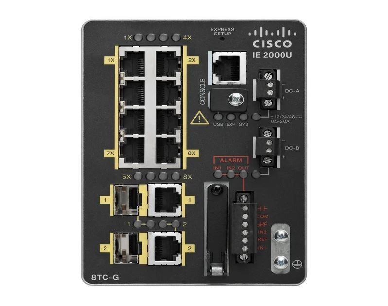 سوئیچ شبکه PoE سیسکو 8 پورت IE-2000-8TC-G-L