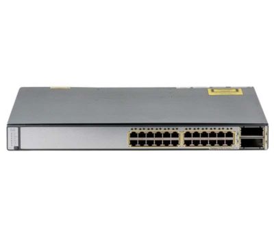 سوئیچ شبکه PoE سیسکو 24 پورت WS-C3750E-24TD-E