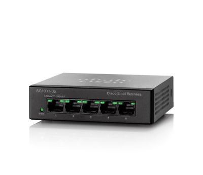 سوئیچ شبکه سیسکو 5 پورت SG100D-05
