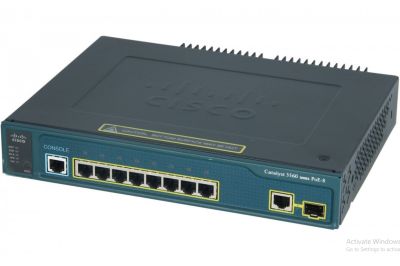 سوئیچ شبکه +PoE سیسکو 8 پورت WS-C3560C-8PC-S