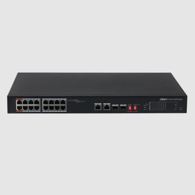 سوئیچ شبکه PoE داهوا 16 پورت DH-PFS3218-16ET-135
