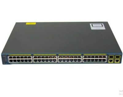 سوئیچ شبکه سیسکو 48 پورت WS-C2960-Plus 48PST-L