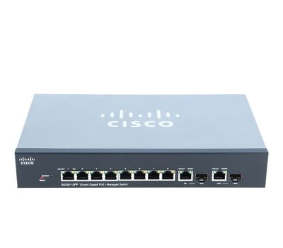 سوئیچ شبکه سیسکو 10 پورت SG300-10PP